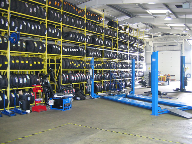 Tyre Racking Installation Ipswich