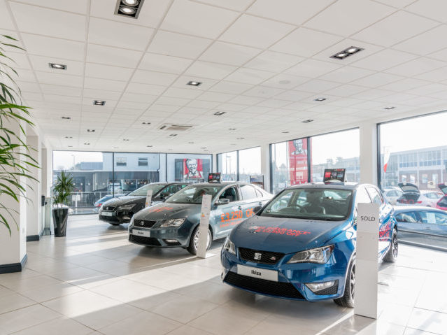 Norwich Showroom Suspended Ceiling Installation