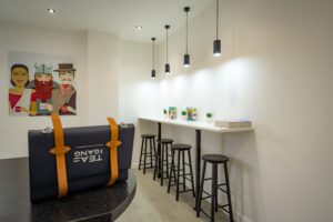 Break Out Area with Breakfast Bar and Feature Lights in Kings Lynn